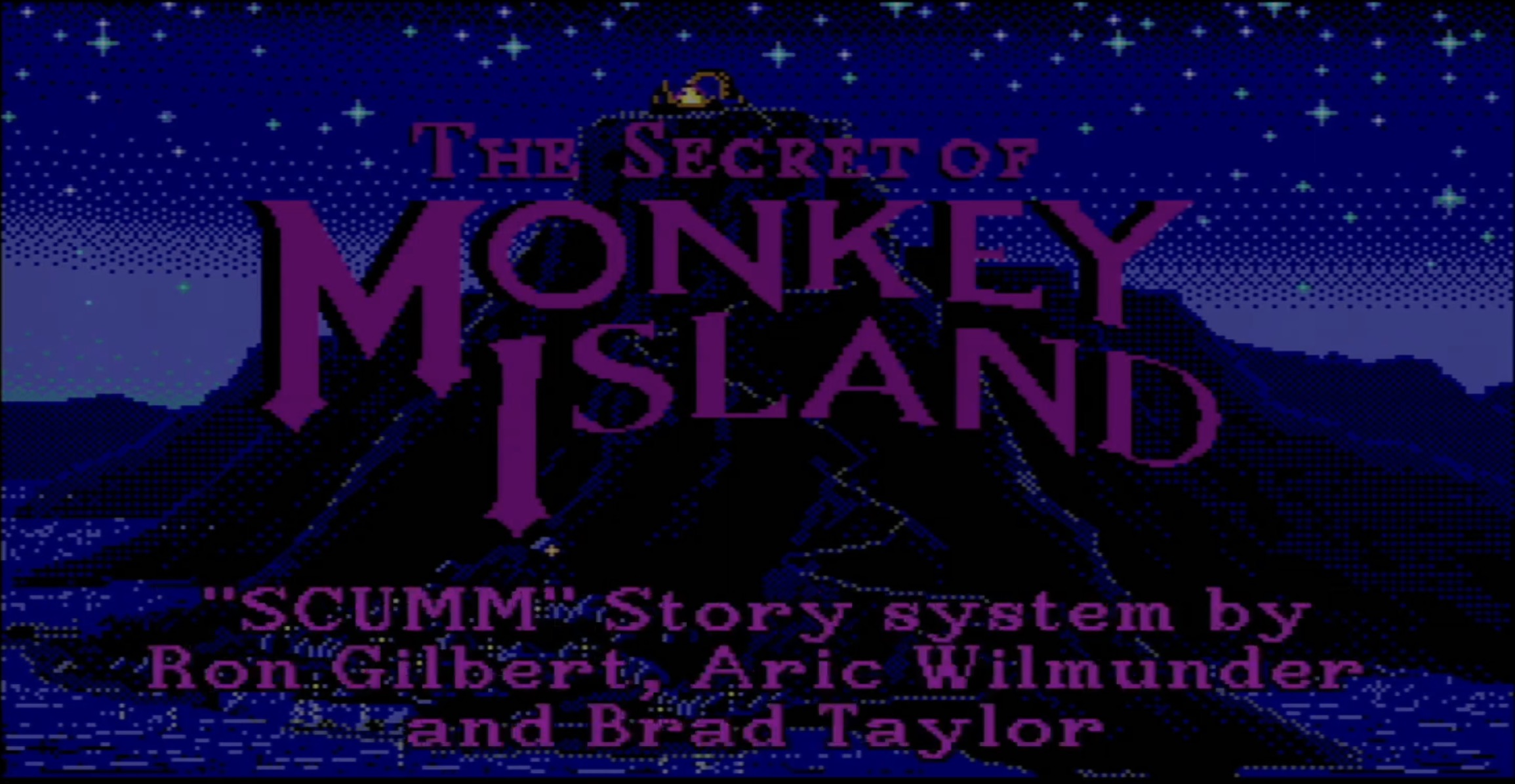 The Secret of Monkey Island Title Screen - Atari ST