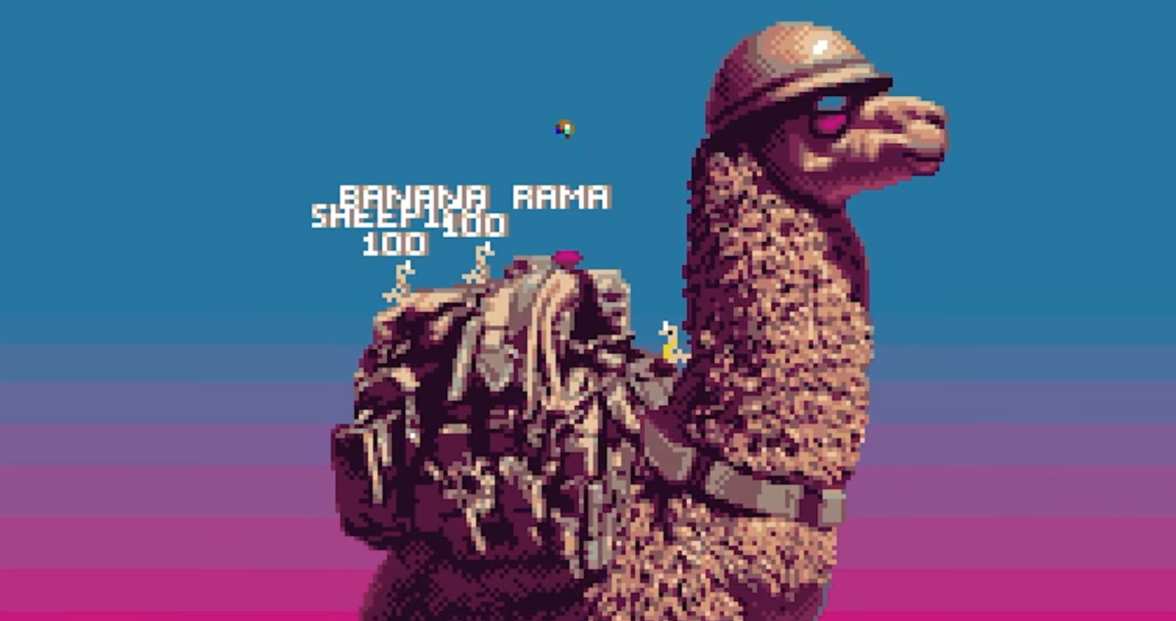 Worms meets Llamasoft screenshot