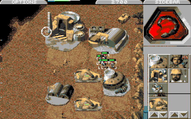 Command & Conquer running on the Atari ST