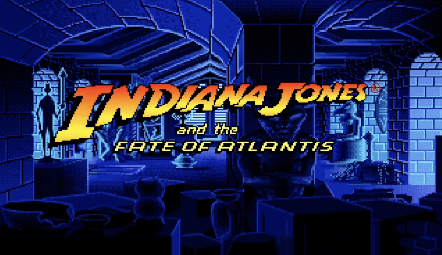 Fate of Atlantis AGA title screen
