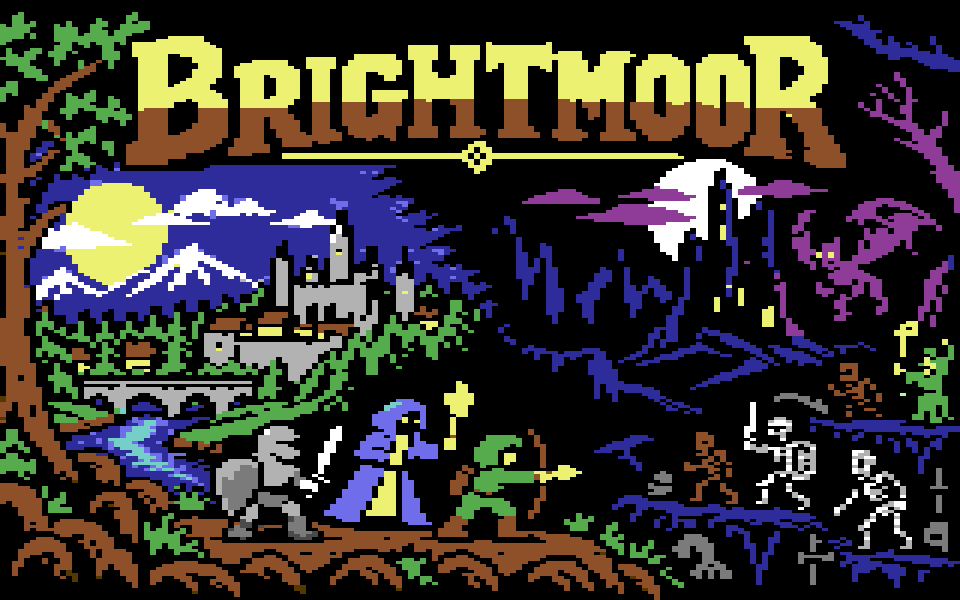Brightmoor is a new C64 RPG from GloomKeep II creator J5