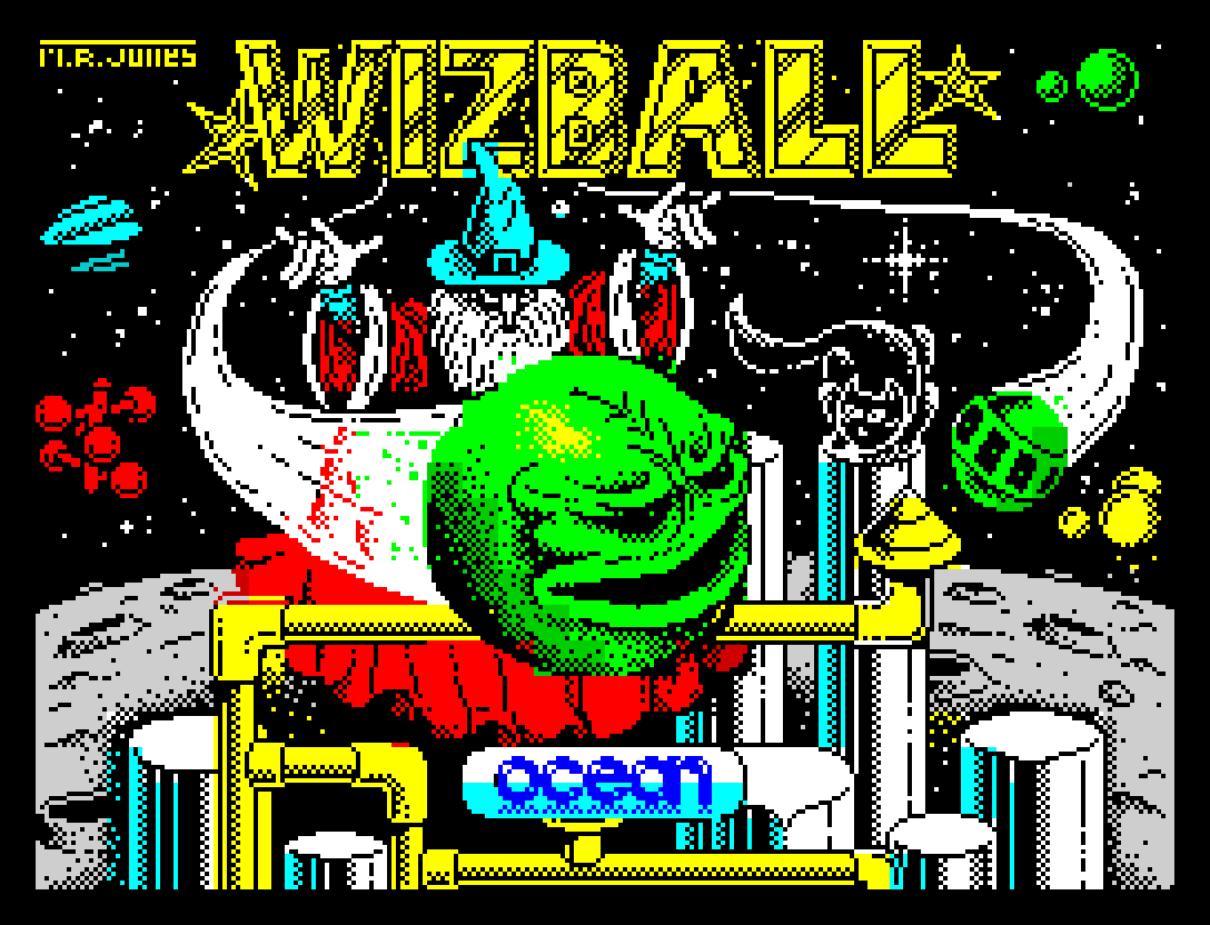 Wizball title screen